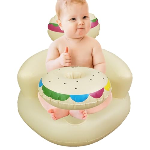 lisutupode Blow Up Chair for Baby | Children Sitting Up Cushion - Toddler Inflatable Chair for Learning to Sit