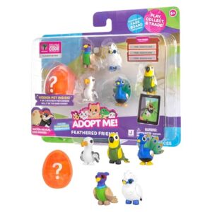 Adopt Me! Pets Multipack Feathered Friends - Hidden Pet - Top Online Game - Exclusive Virtual Item Code Included - Fun Collectible Toys for Kids Featuring Your Favourite Pets