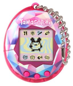 TAMAGOTCHI Bandai Original Pink Treasure Jewel Digital Pet | Nurture And Raise The Original Electronic Pet Japanese Kids Toys For Girls And Boys Make Great 90s Retro Gifts