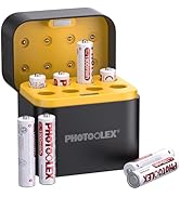 PHOTOOLEX 1.5V AA Rechargeable Lithium Battery, 3600mWh High Capacity, 1600 Long Cycles, 8 x AA L...