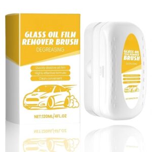 saiyuanxing Automotive Oil Film Cleaning Brush,Prevents Rain and Fog Cleaning Glass Brush,Oil Film Cleaning Brush,Improve The Clarity of The Windshield and Rearview Mirror.