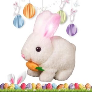 DEJIN My Realistic BunnyToy - Interactive Hopping Bunny Toy with Moving