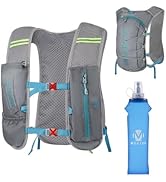 mokzer Running Vest Backpack Cycling Bike Hiking Outdoor Lightweight Hydration Packs with 500ML W...