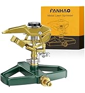 FANHAO Metal Watering Lance, 45cm Heavy Duty Spray Lance with 9 Spray Patterns, 180° Rotating Lon...