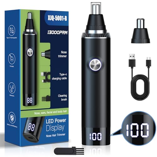 Rechargeable Nose Hair Trimmer for Men and Women