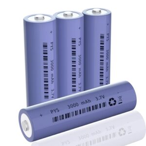 3.7V Rechargeable Battery REACELL 3000mAh Large Capacity Button Top NiMH Batteries with Case