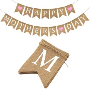 G2PLUS Pre-Strung Happy Mother's Day Banner