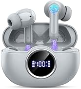 Rinsmola Wireless Earbuds, Bluetooth 5.4 Headphones New Wireless Headphones with Deep Bass, Ear b...