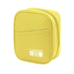 JINSI Small Cable Organiser Bag Travel Electronics Pouch Tech Accessories Case for Chargers