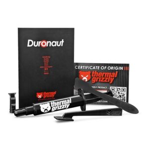 Thermal Grizzly - Duronaut - 6 Gram - Enhanced Durability & High Performance Thermal Paste - for Maximum Thermal Conductivity While Overclocking CPU/GPU/PS4/PS5/Xbox