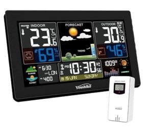 Youshiko XL YC9446 (Official 2025 UK Version) Weather Station Radio Controlled Clock