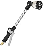 FANHAO Garden Hose Spray Gun with 7 Patterns, 100% Heavy Duty Metal Hose Pipe Spray Gun Zinc Allo...