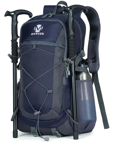 mokzer Hiking Camping Backpack Lightweight Water Resistant 40L Cycling Trekking Ruckback For Men Women Outdoor Travel Daypack