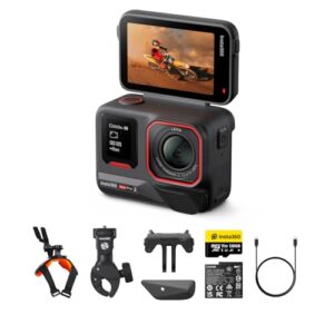 Insta360 Ace Pro 2 Motorcycle Bundle - 8K Waterproof Action Camera Co-Engineered with Leica
