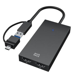Minthouz USB C to Dual HDMI Adapter