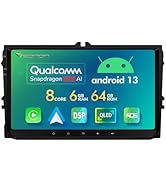 Eonon 9.33 inch Portable CarPlay Android Auto MirrorLink Car Stereo 4K Dashcam 1080p Backup Camer...
