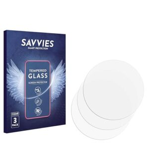 Savvies Armoured Glass compatible with Casio EF-527D-1AVEF (3 Pack) Tempered Glass Screen Protector [Shockproof