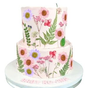 Wildflower Cake Toppers Wildflower Decor Baby In Bloom Baby Shower Cake Toppers for Women Birthday Bridal Shower Wedding Party Decoratio