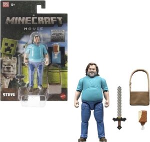 Mattel Minecraft Action Figure & Accessories Set