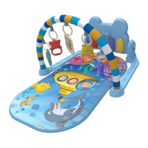 74x67 Cm Gym Play Mat For Babies Funny Play Piano Activity Mats With Cute Animals Creative Plays Piano Gyms Early Development Activities Sensory Development Activity For Kids 0-36 Months