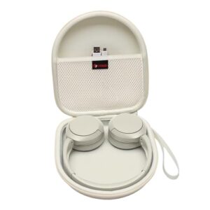 XANAD Carrying Case for Sony WH-CH520 / WH-CH510 Wireless Bluetooth Headphones (Beige)