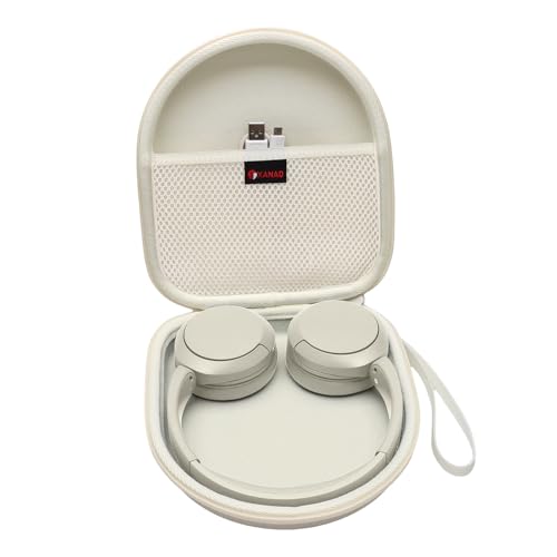 XANAD Carrying Case for Sony WH-CH520 / WH-CH510 Wireless Bluetooth Headphones (Beige)