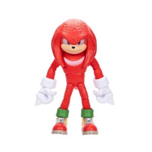 Sonic The Hedgehog Sonic 3 Movie Knuckles Sonic Collector Toy Figure by Jakks Pacific