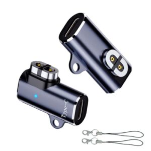 SWECENT Shokz Charger Adapter 2-Pack USB C Charging Adapter to Shokz Magnetic Converter Compatible with Aftershokz Aeropex