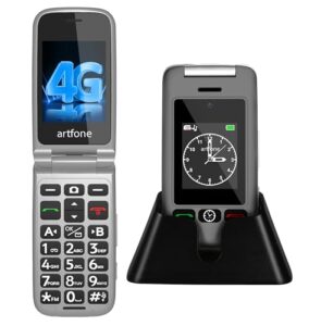 artfone G6 4G Flip Phone for Seniors