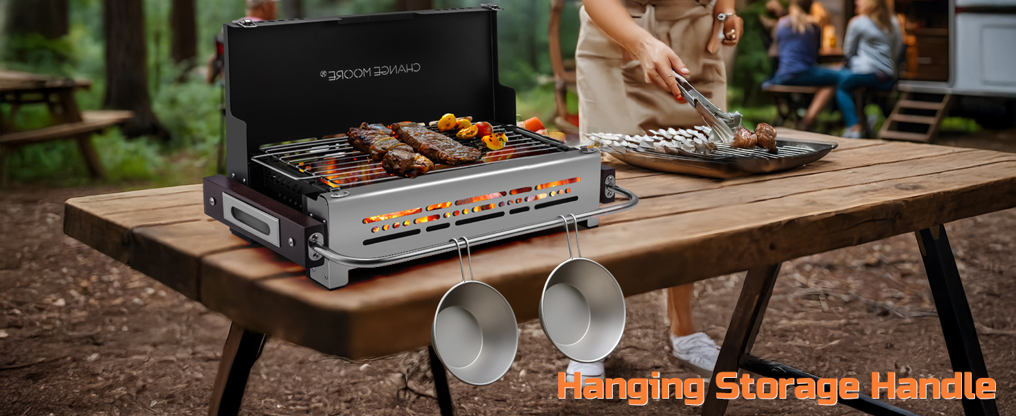 Tabletop Foldable Barbeque Grill