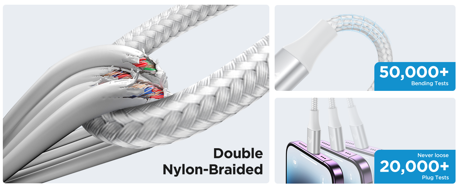 Durable usb c lightning cable