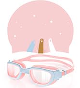 kids swimming goggles with uv protection and anti-fog (6-14 years)