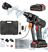 Mini Chainsaw 6 Inch, Electric Chainsaw Cordless, 24V Battery Powered Chain Saw, 2pcs 2000mAh Bat...