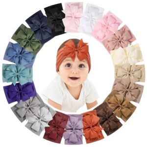 Jollybows 20pcs Baby Girls Bows Headbands