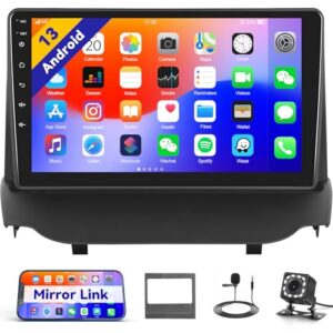 CAMECHO 1G+32G Car Radio for Ford Fiesta 2009 2010 2011 2012 2013 2014