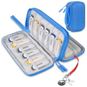 Lacdo USB Flash Drive Case Thumb Drive Holder Case Organizer Portable Electronic Accessories Storage Bag for SanDisk/SamData/Samsung USB Flash Drives Jump Drive Memory Stick