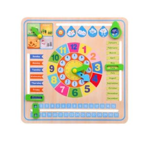 Early Learning Wooden Clock