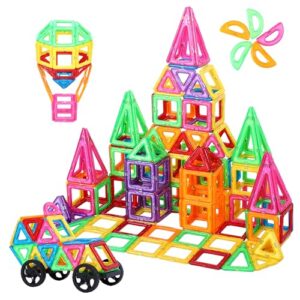 NorthBeland Magnetic Building Blocks Kids 60PCS Magnetic Tiles Set