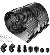 COSTWAY Patio Electric Heater for Ceiling, 2000W Outdoor Infrared Mounted Warmer with Remote Cont...