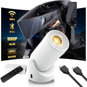 ITMBET Mini Projector with Wi-Fi and Bluetooth - 1080p