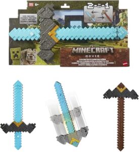 Mattel Minecraft Sword and Pickaxe 2-in-1 Toy