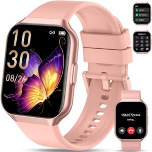 QCOQ Smart Watch for Women - Answer/Make Calls & AI Voice