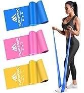 flintronic Resistance Bands Set of 5, Resistance Bands with 5 Different Resistance Levels, Skin-F...