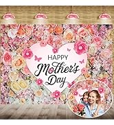 Spring Scenery Photography Backdrop 7x5FT Spring Garden Flowers Tree Path Landscape Background We...