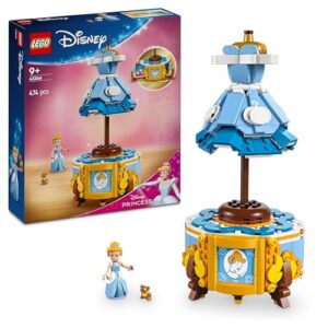 LEGO Disney Princess Cinderella's Dress - Building Toy for 9+ Year Old Girls & Boys - incl. a Customisable Opening Stand