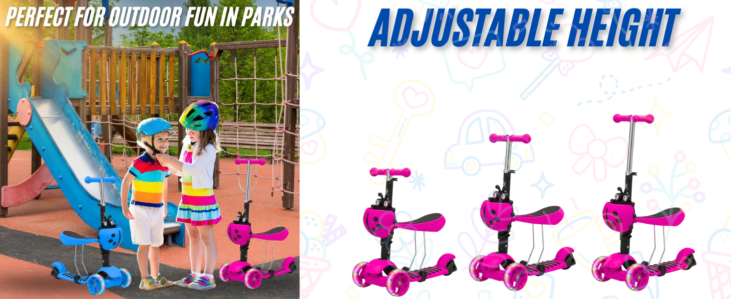 kick scooter, kids 3 in 1, kids small scooter, scooter for kids, scotter, scooter for girls,