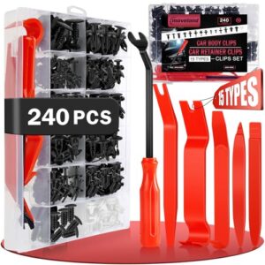 moveland     Car Trim Clips -     Car Clips and Fasteners - Made of Tear-Resistant Nylon Car Panel Clips - Car Fastener Set for Replacing Damaged/Lost Clips