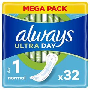 Always Ultra Sanitary Towels Normal (Size 1) X32 Pads