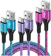USB C Fast Charger Cable, [3Pack 3FT/0.9M]Type C Samsung Charger Cable, USB C Cable Lead Fast Cha...