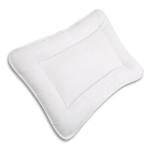 EDS Toddler Pillow for Sleeping 40 x 60 cm Cot Bed Soft Organic Cotton Flat Kids Pillow Breathable Travel Pillows for Baby Junior Toddler (2)